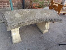 Stoneware Bench