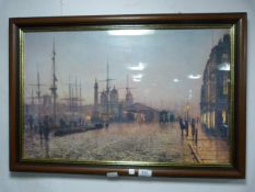 Framed Print Depicting Hull