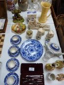 Assorted Pottery Including Blue & White, Ringtons,