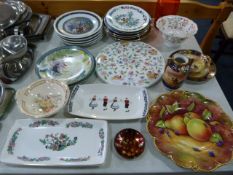 Quantity of Decorative Plates Including Minton, No