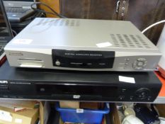 Panasonic Digital Box and a Philips DVD Player