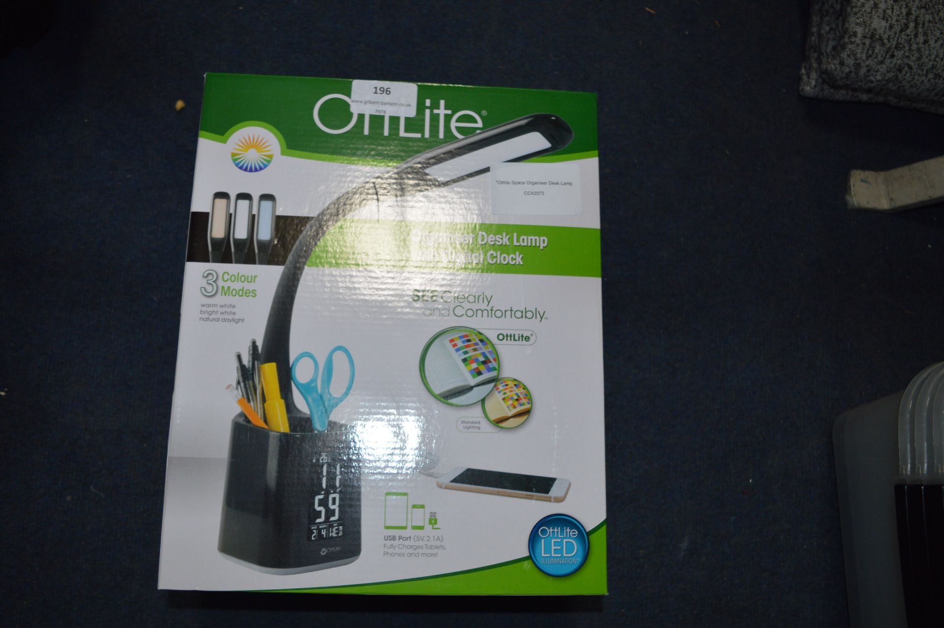 *Ottlite Space Organiser Desk Lamp