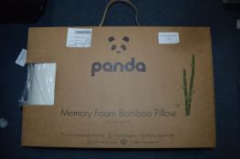 *Panda Memory Foam Pillow Bamboo Cover