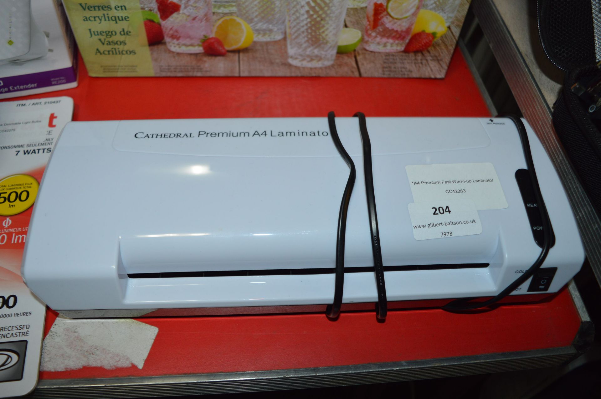 *A4 Premium Fast Warm-up Laminator