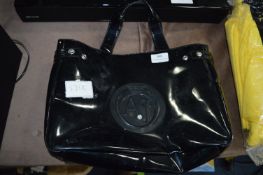 Armani Jeans Tote Handbag (Black)