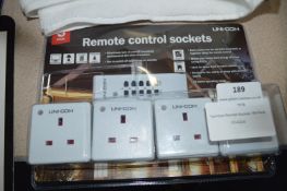 *Uni-Com Remote Sockets 4pk