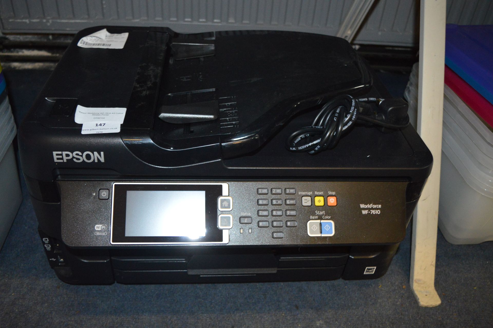 *Epson Workforce WF-7610 A3 Colour Wireless Printer