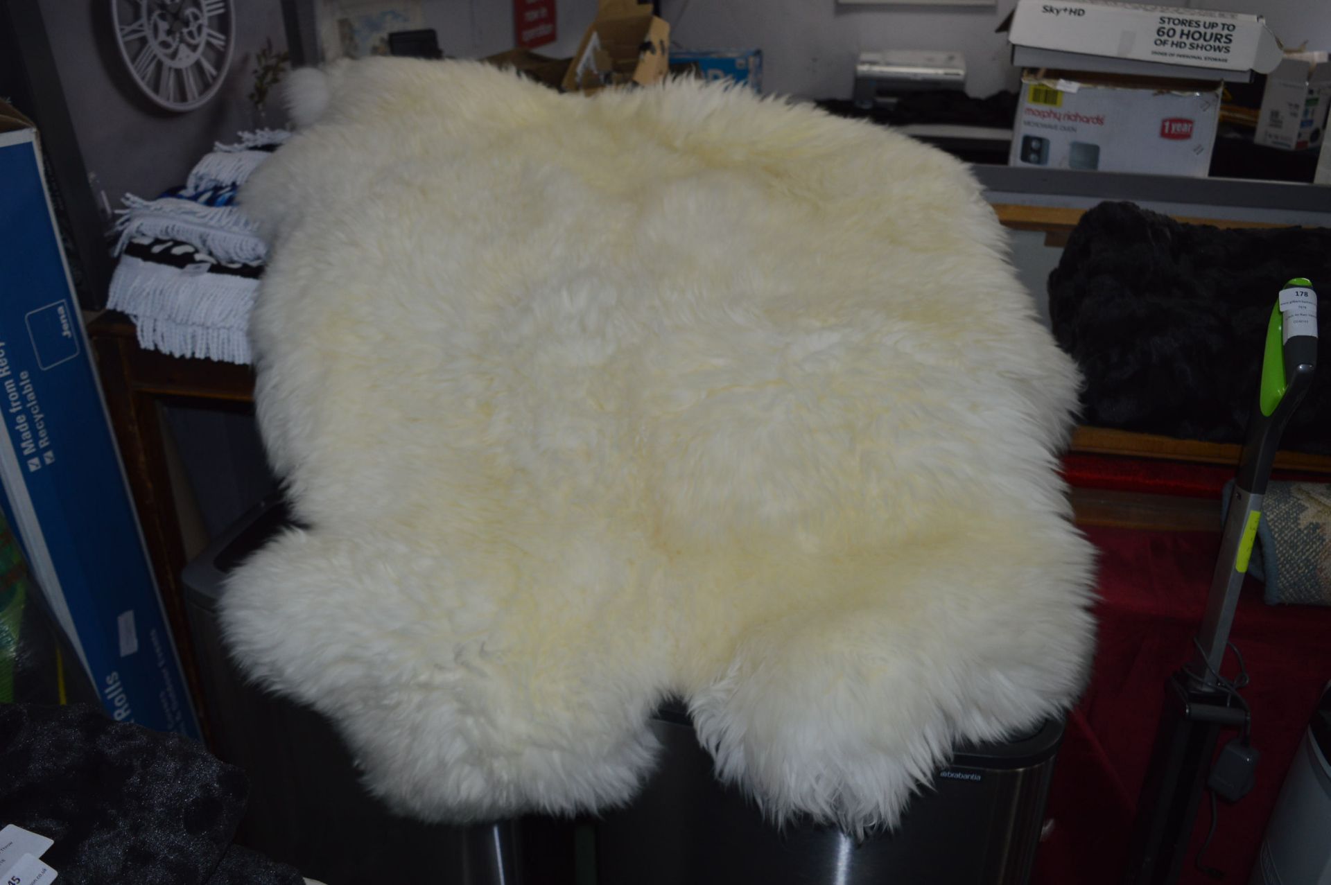 *Henan Sheepskin Quad Rug