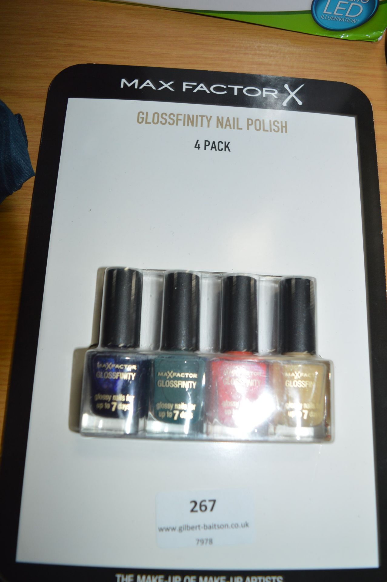 *Max Factor Glossfinity Nail Polish 4pk