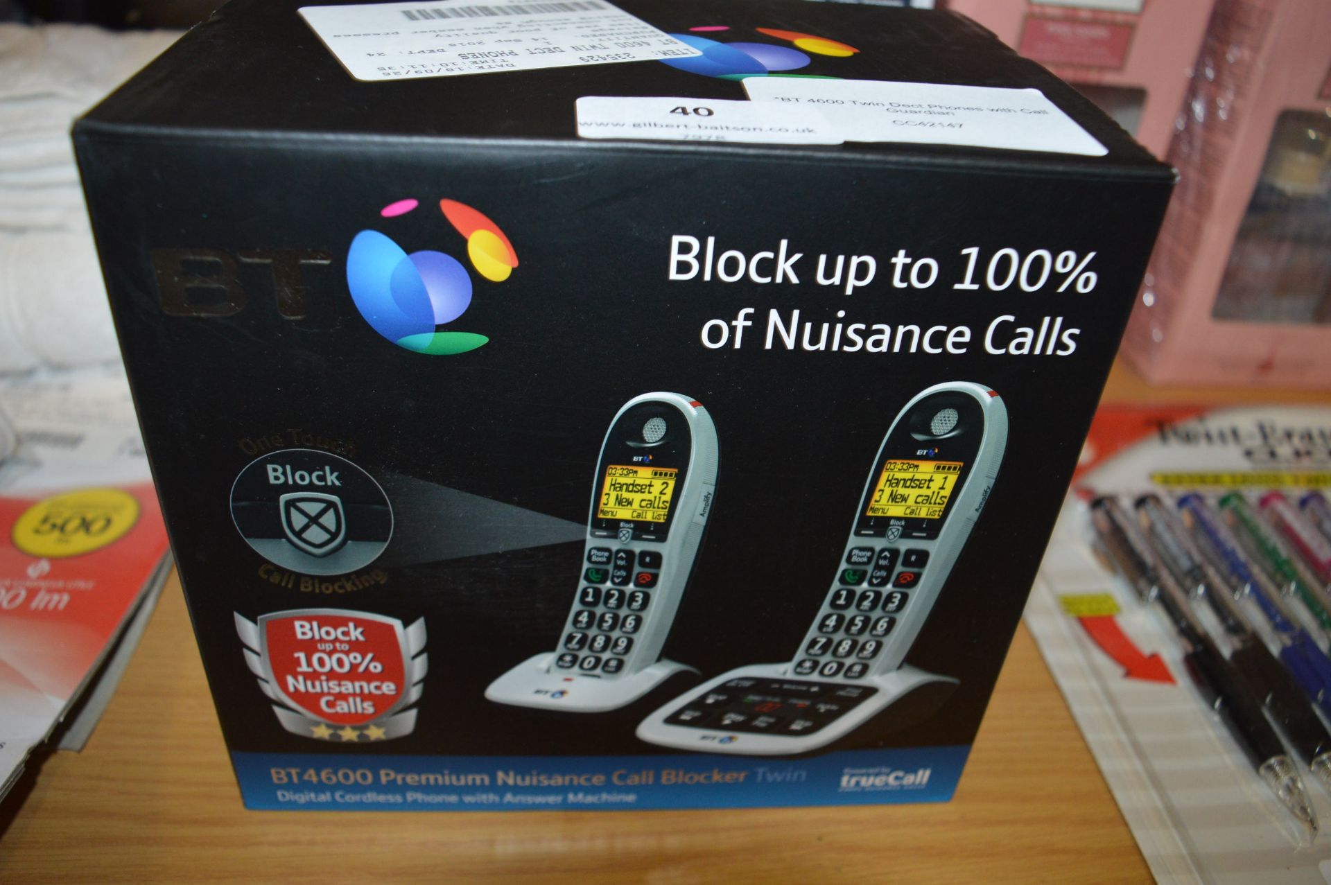 *BT 4600 Twin Dect Phones with Call Guardian