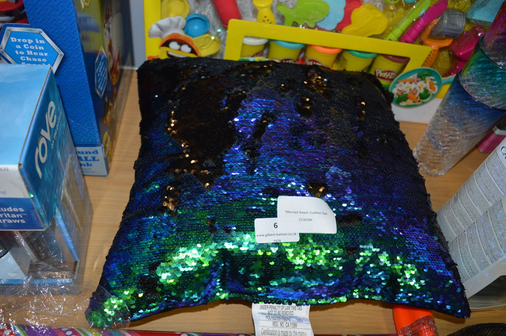 *Mermaid Sequin Cushion