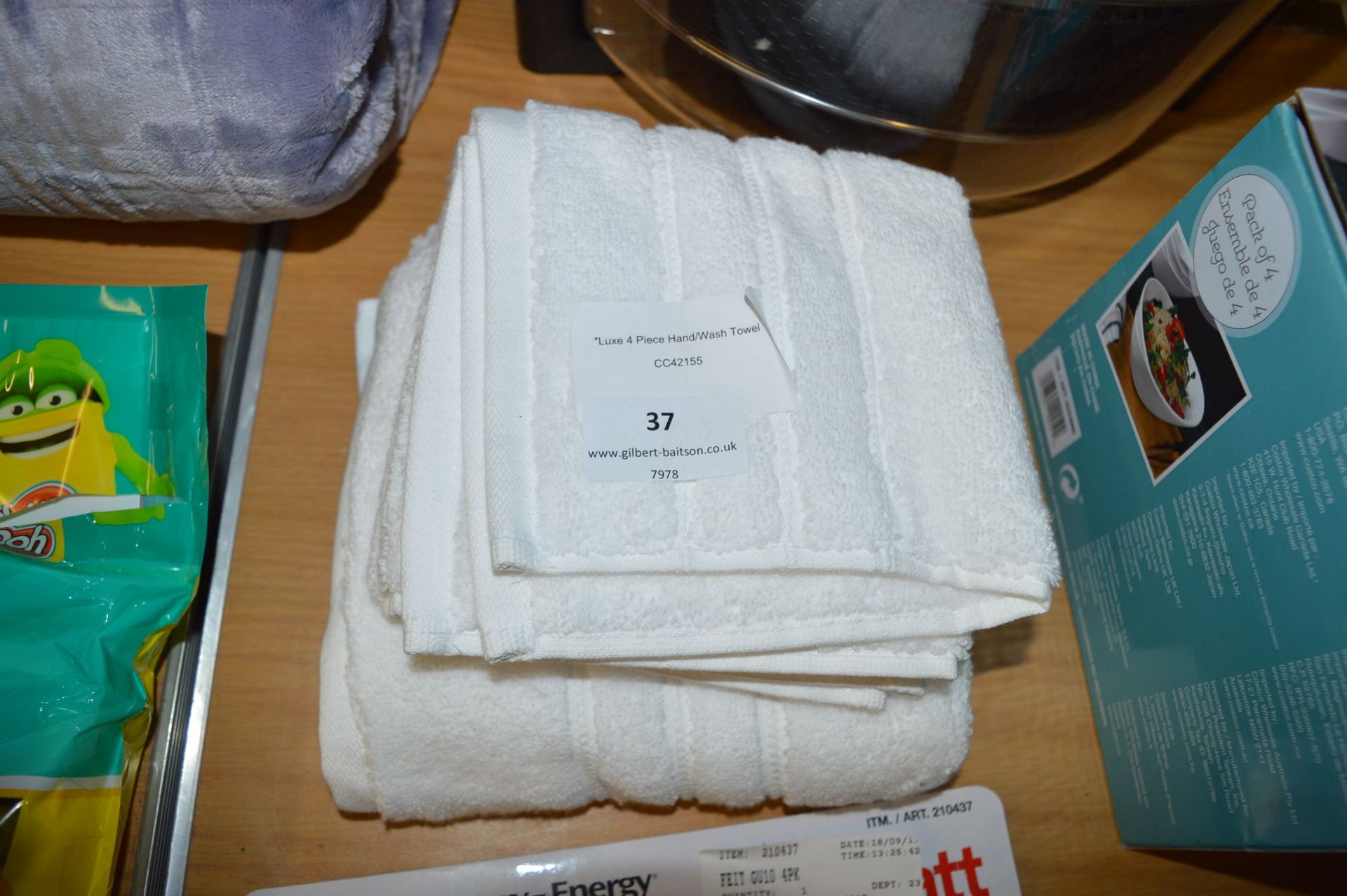 *Luxe Hand/Wash Towel 4pk