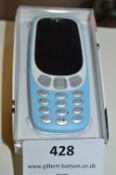 *Nokia 3310 3G Mobile Phone (Blue, Sim Free)