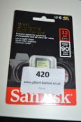 *Sandisk SDHC UHS 1 Card 32GB