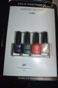 *Max Factor Glossfinity Nail Polish 4pk