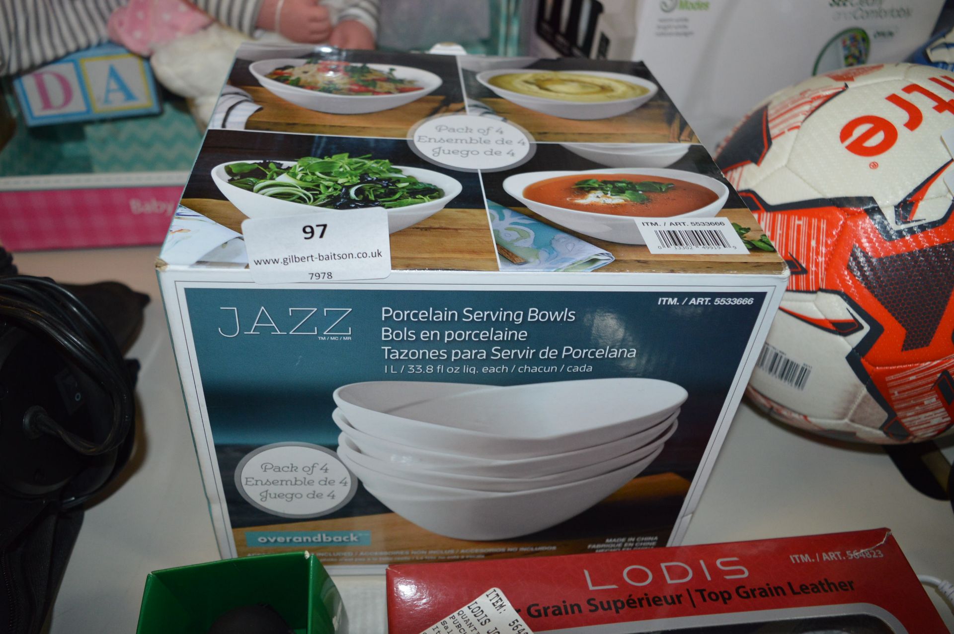 *Jazz Four Piece Bowl Set