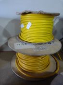 *Two Rolls of Yellow 110V 4 and 3 Core Cable