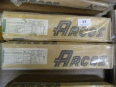 *Two Boxes of Arcos Ductilend 50 Welding Electrode