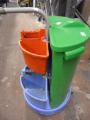 Numatic Trolley with Bin and Cleaning Product Tray