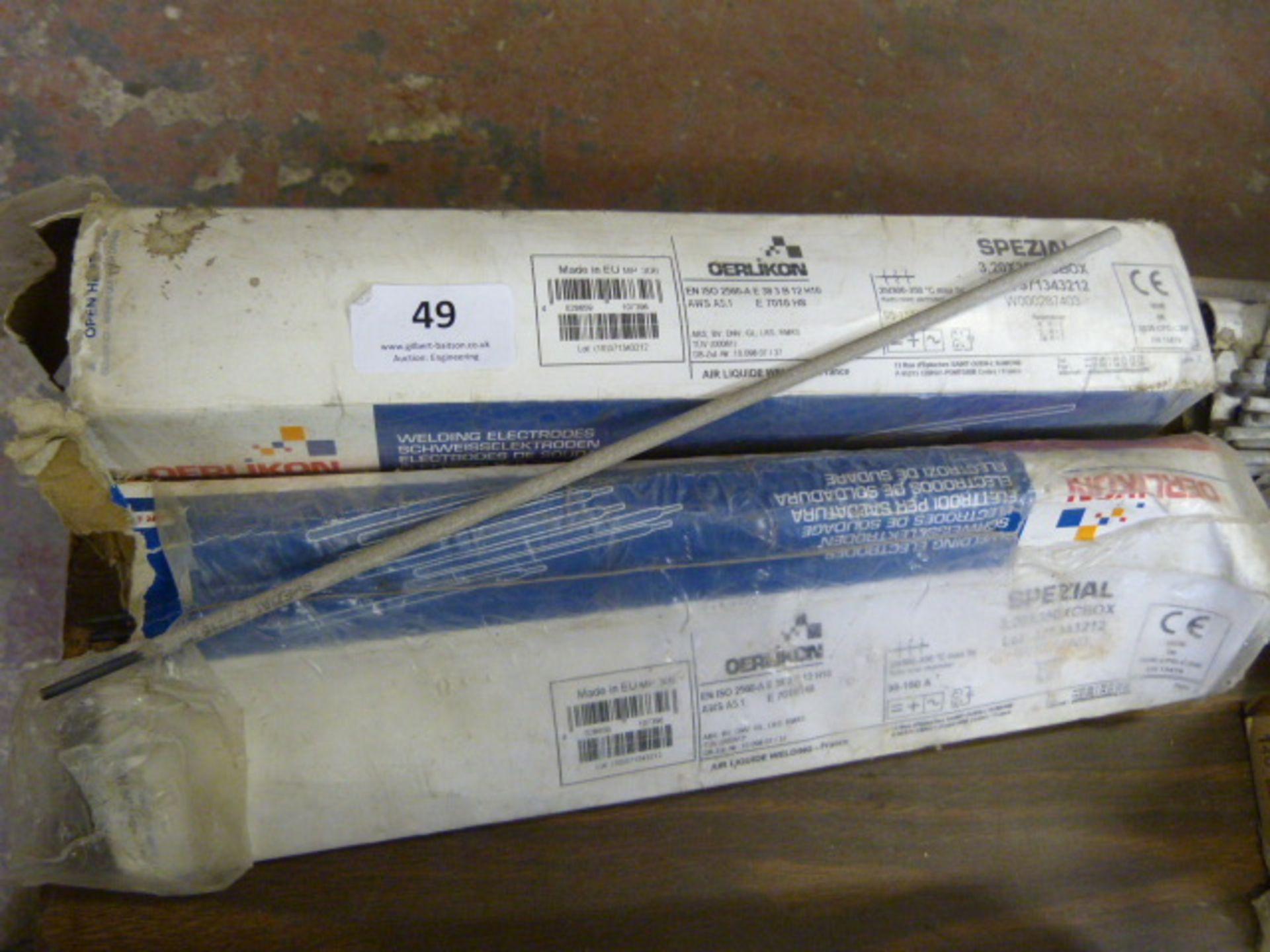 *Two Part Boxes of Oerlikon Welding Electrodes