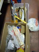 Two Boxes of Assorted Tools and Fittings