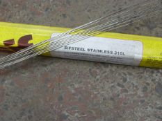 *Tube of Sifsteel Stainless 1.0mm 316L Welding Rod