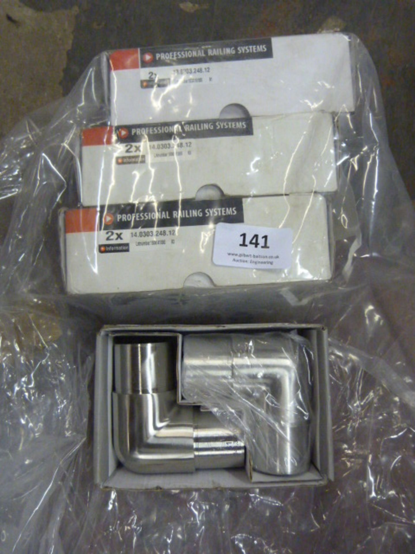 *Four Boxes of Two Q-Railing Tubular Angle Joints