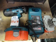Makita 18V Drill with Spare Battery and Charger