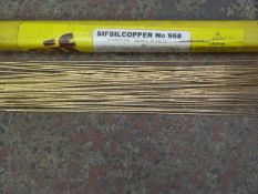 *Tube of 1.6mm Sifsil Copper No.968 Welding Rods