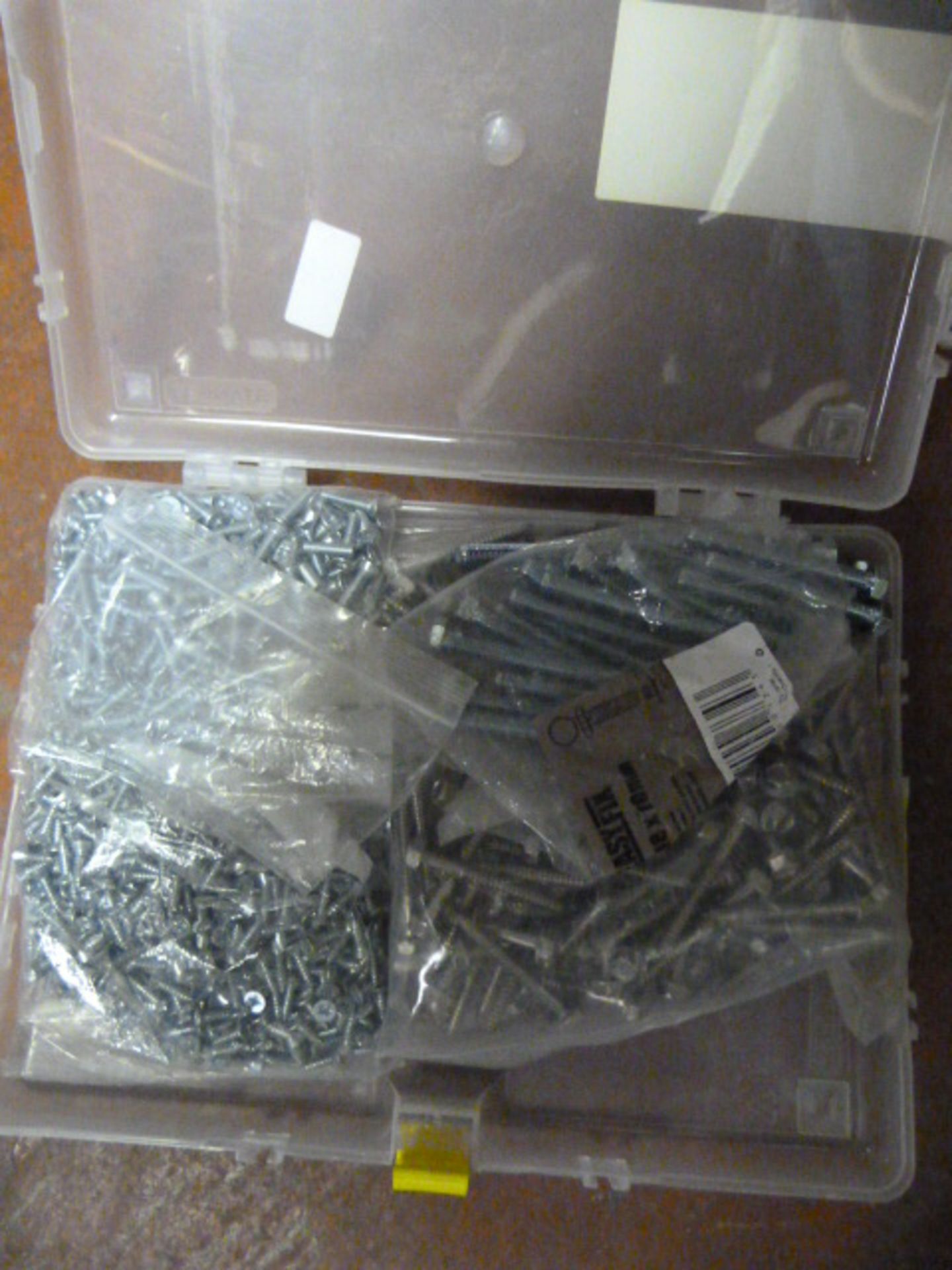 *Storage Box and Contents of Screws