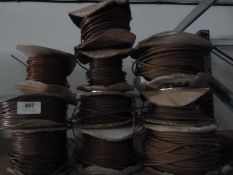 *Ten Spools of Live Wire (Various Thicknesses)