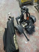 Electric Golf Caddy with Battery and Bag