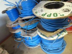 *Eight Spools of Blue Neutral Wire