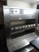Large Burger Shute with Shelves and Cupboards