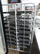Tray Rack with Quantity of Trays