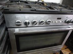 *Rangemaster Five Burner Gas Hob with Electric Oven