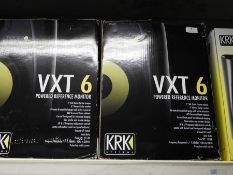 Pair of KRK Systems VXT6 Powered Reference Monitor