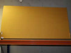 Nine Mustard Flat Acoustic Panels