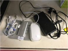 Macbook CD Reader with Cables, etc.