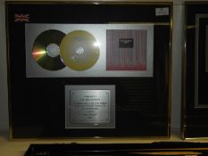 Basement Jaxx Framed Presentation Disc