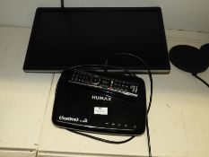 Dell Computer Monitor and a Humax Freeview Box