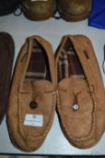 *Pair of Tan Slippers Size 9-10