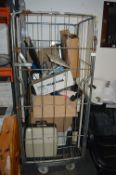Trolley Containing Assorted Books, Bric-a-brac, Ty