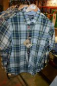 *The New Ivy Brand Shirt (Green & Blue Check) Size