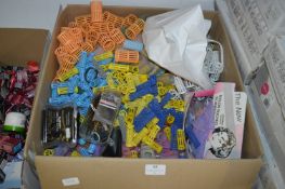 Box Containing a Large Quantity of Hair Curlers, P