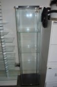 Glazed Display Cabinet with Three Shelves