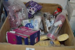 *Box Containing Assorted Cosmetics Including Bedhe