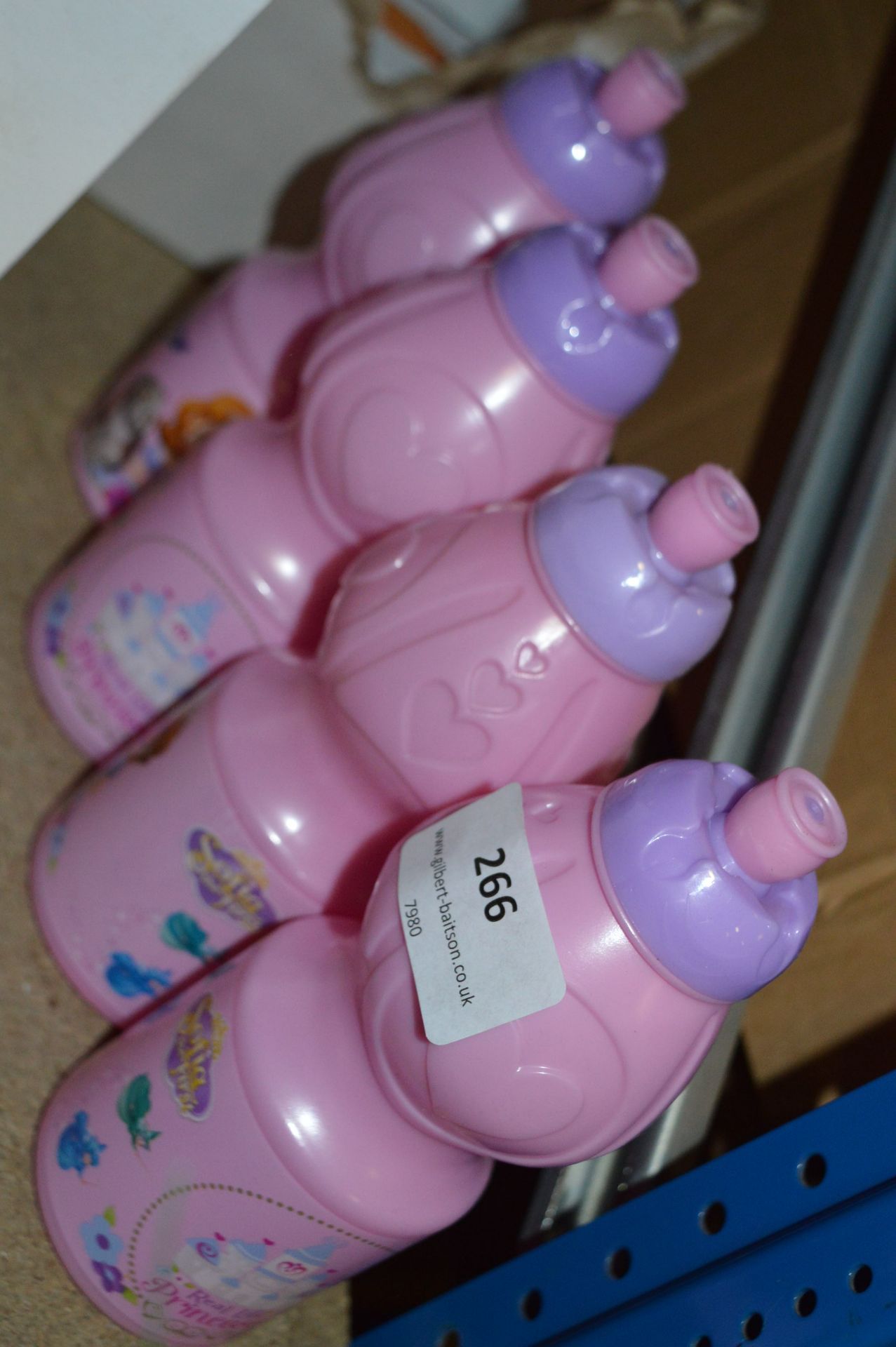 *Four Real Life Princess Water Bottles