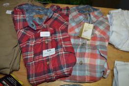 *Two Jachs Girlfriend Shirts (Red Check) Size: Med