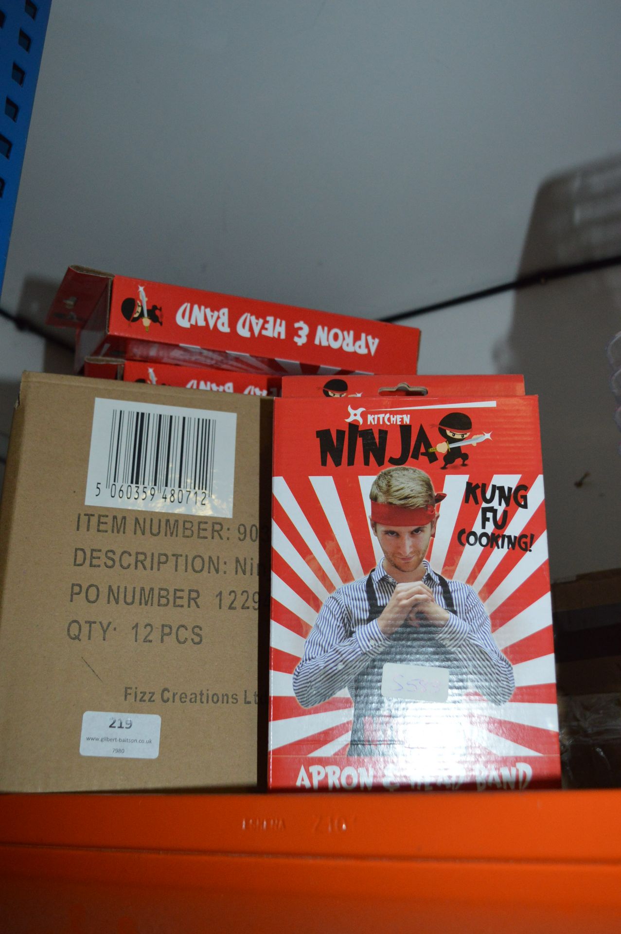 *Box Containing Kitchen Ninja Apron & Headband Set